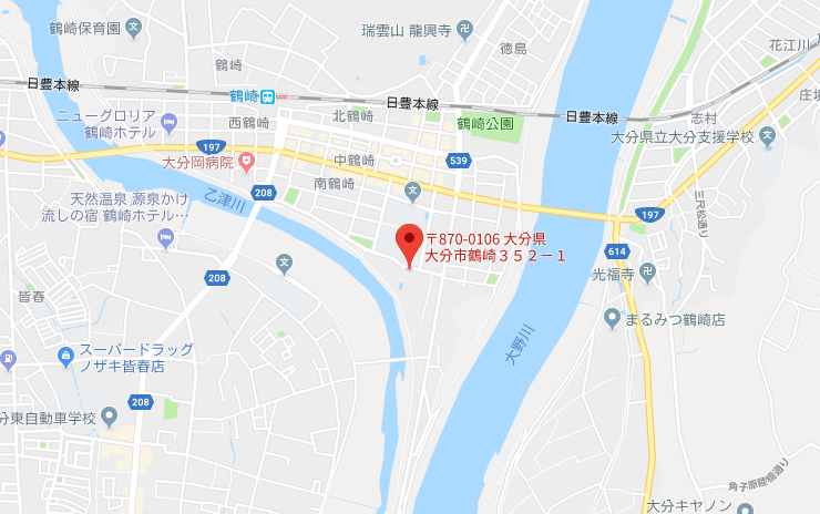 大分営業所地図